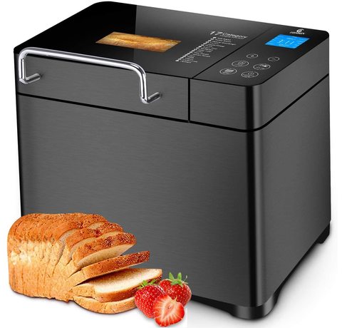 Main view of the EONBON 17-in-1 Programmable Bread Maker.