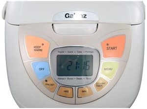 Galanz B901T Rice Cooker's controls.