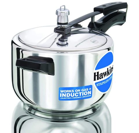 Main view of the Hawkins Stainless Steel Pressure Cooker.
