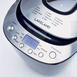 Lakeland Digital Bread Maker's controls.