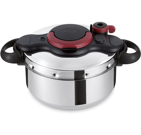 Main view of the Tefal Clipso Minut Easy Pressure Cooker.